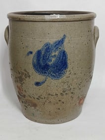 N. Tracy decorated 4-gal stoneware jar