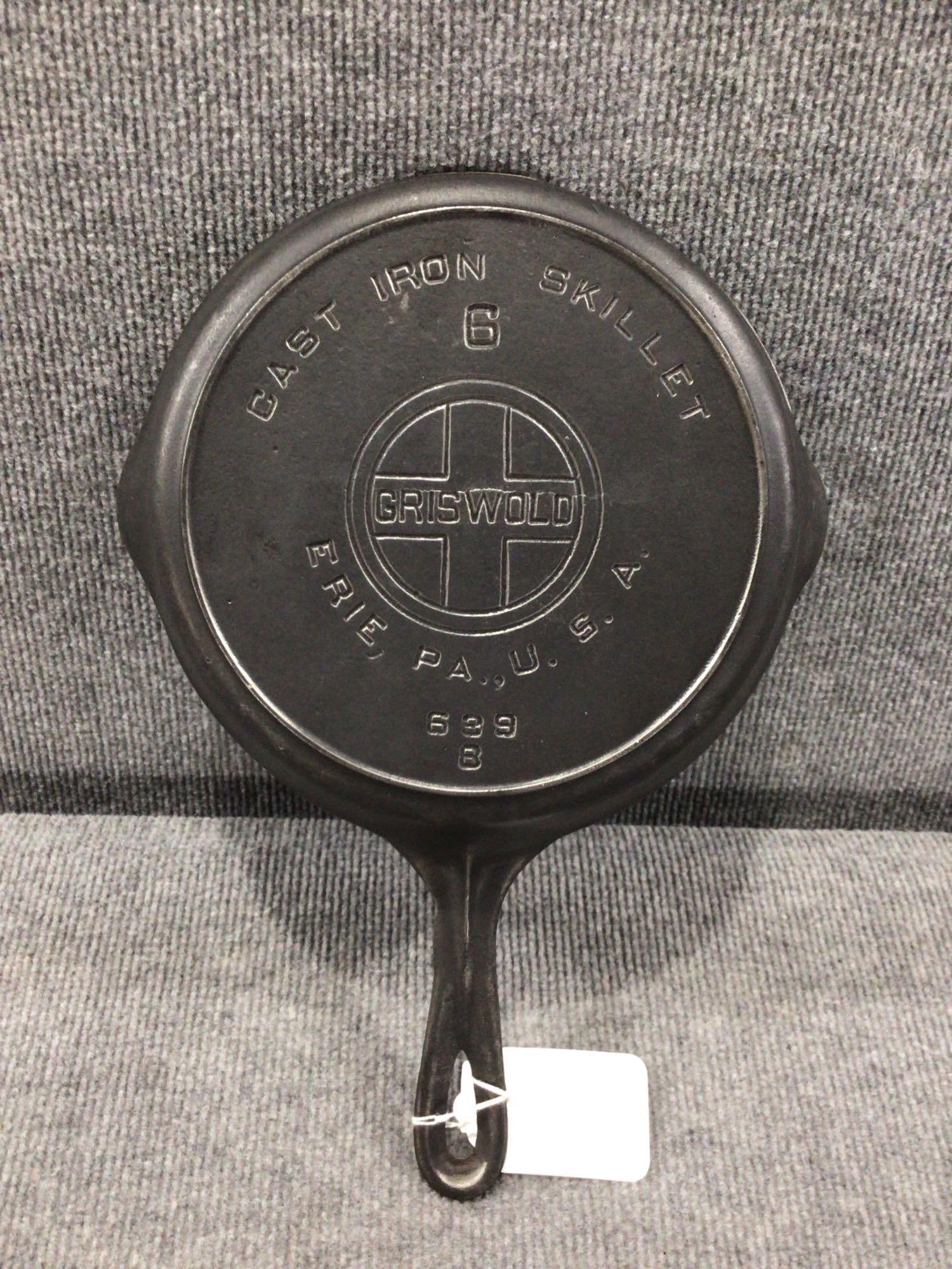 Griswold #6 cast iron skillet (1 of 5)