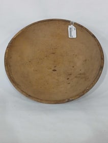 Large primitive wooden bowl