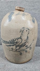 Stoneware 4gal Bird jug