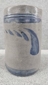 Small decorated wax sealer jar
