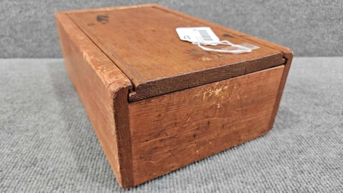 Early Slide top candle box