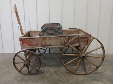 Early primitive Goat Wagon