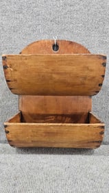 Great early double pocket wall box