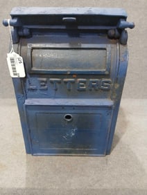 Early cast iron U.S. Mail Post Office box
