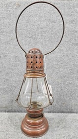 Meridane Miller & Co Brass Whale Oil Skater's Lantern