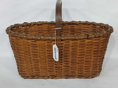 Early primitive handled basket