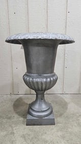 Large French 24" cast iron urn