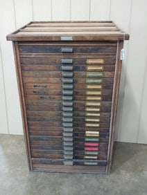 21 Drawer Printers Cabinet