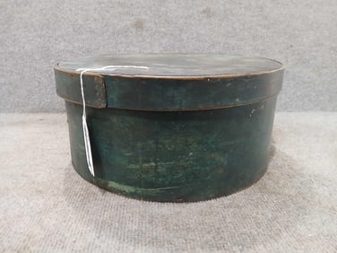 Great green painted pantry box