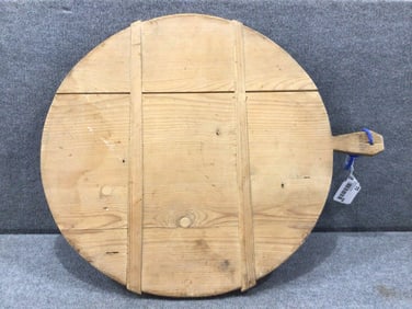 Large primitive handled bread/noodle board