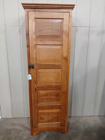Pine Raised Panel Door Chimney Cupboard