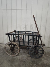Early primitive goat wagon