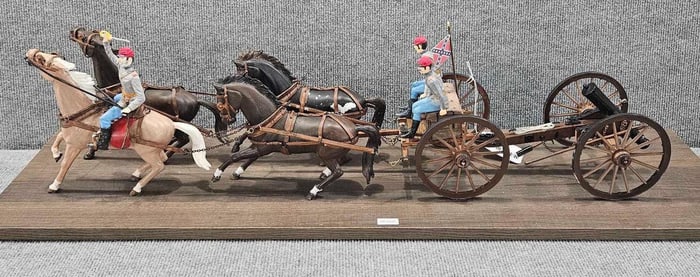Confederate Horse Drawn Field Artillery display