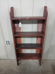 Primitive painted shelf