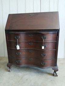 4 Drawer Secretary Desk