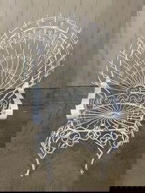 Wrought-iron Peacock Chair