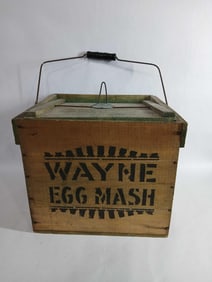 Wayne Egg Mash wooden egg carrier