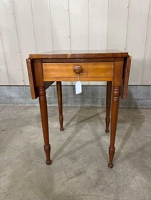 Nice early 1-drw drop leaf table