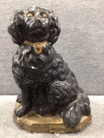 Painted Chalkware Spaniel