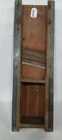 Early blue painted slaw cutter