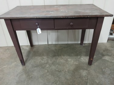 Two Drawer Primitive Table