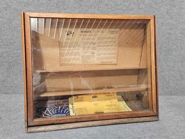 Camillus Knives wooden display case