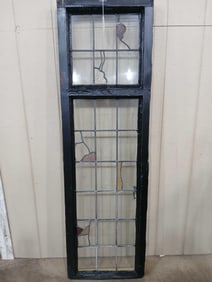 Leaded glass window
