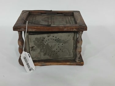 Antique 1800s charcoal foot warmer