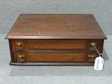 J.&P. Coats 2drw Country Store cabinet