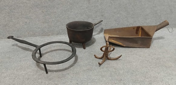 4pc Fireplace Hearthenware