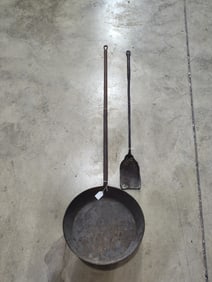 Hearthenware Fireplace Cooking Pan & Shovel