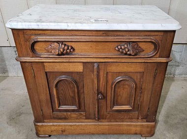 Marble top washstand/nightstand