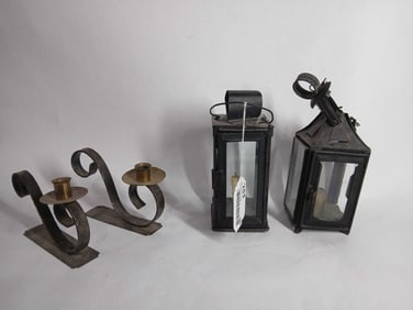 Early candle lamps