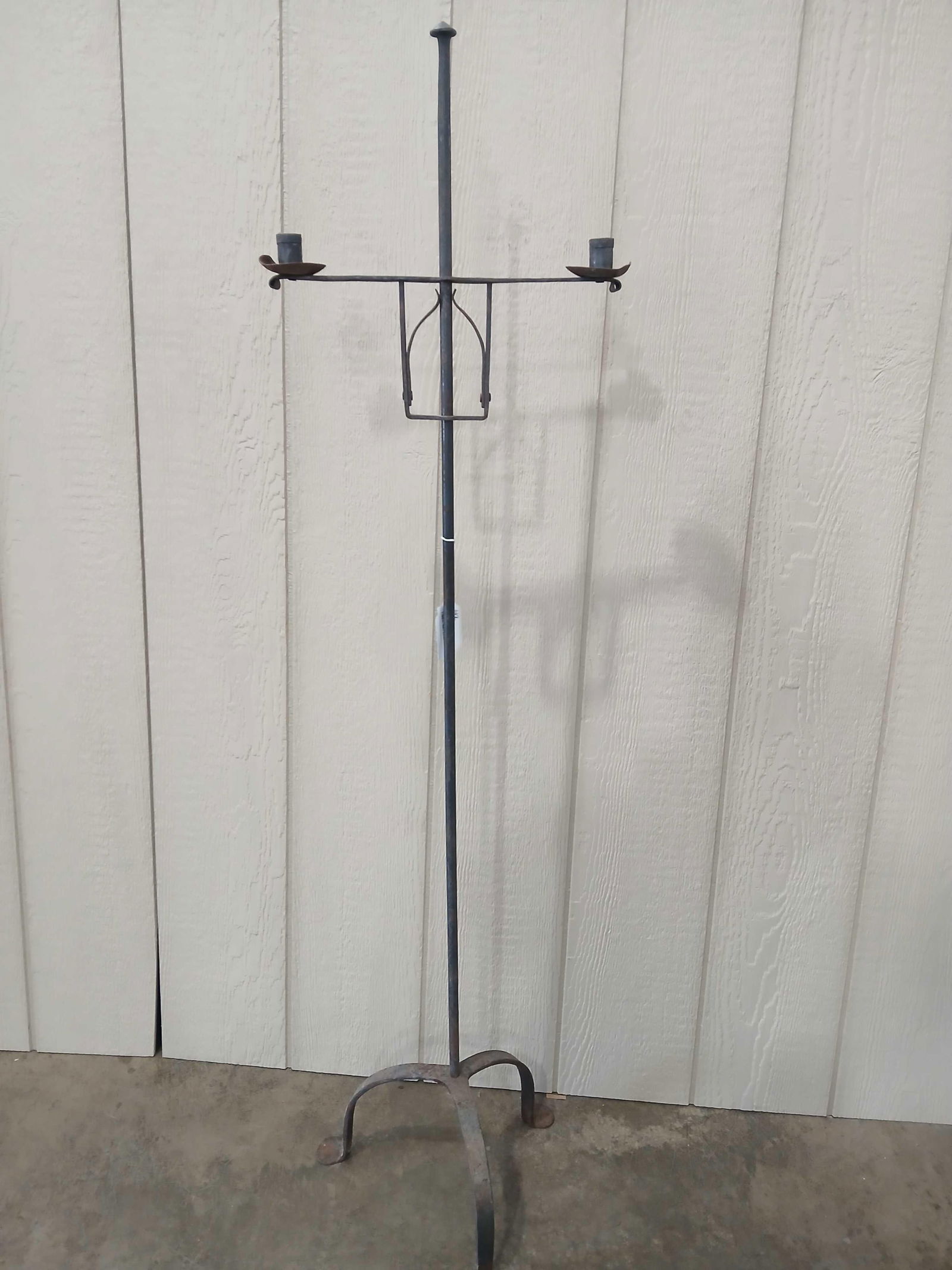 18th century wrought-iron floor lamp (1 of 4)