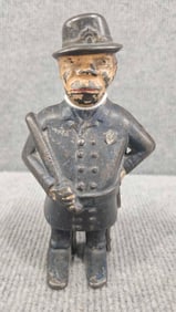 Cast iron Policeman bank
