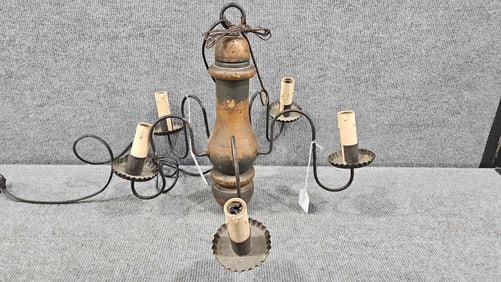Primitive chandelier