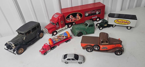 Diecast Truck Banks, and Advertising Trucks