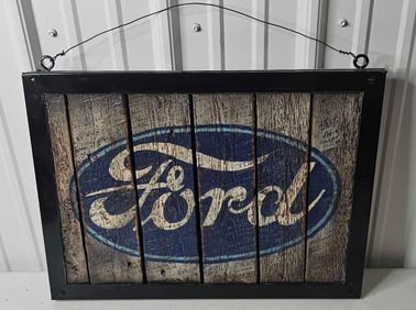 Ford Motorcars Hand Painted Sign