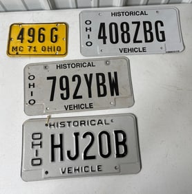Historical Vehicle & 1971 Motorcycle Plates