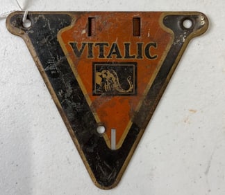 Early 1900s Vitalic Bicycle Tires Elephant emblem
