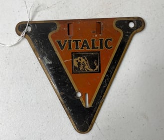 Early 1900s Vitalic Bicycle Tires Elephant emblem