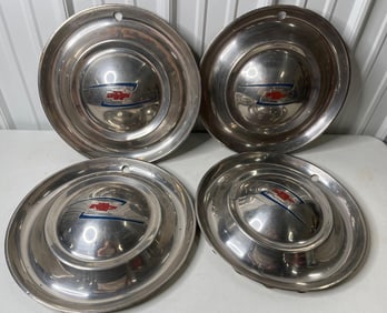Rare 1949 Chevy Hubcaps