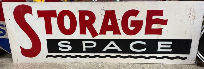 Double Sided Storage & Swiss and Amish Cooking Sign