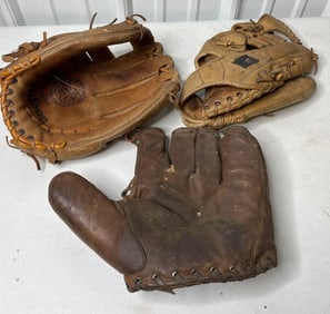 Vintage Baseball Gloves