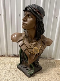 Large Hiawatha Cigar Store Indian