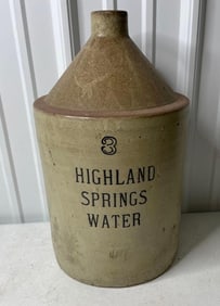 Highland Springs Water Crock