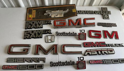 GMC, Supercharged, Dodge & other Emblems