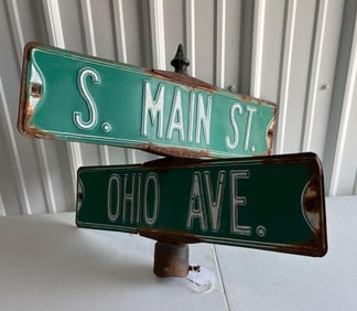 Main St & Ohio Ave Street Sign