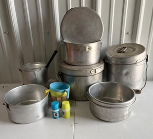 20 Pc Aluminium Camping Set